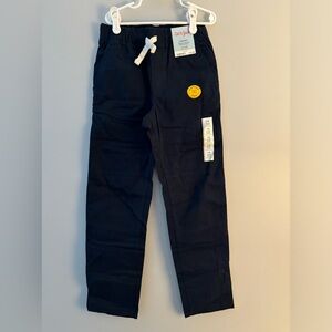 Cat and Jack Navy Boys Pants Straight Slim 10